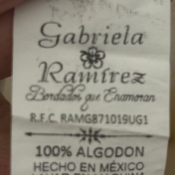 Gabriela Ramirez Vintage Girls Embroidered Ethnic Dress Size 4 - Picture 4 of 10